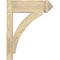 Ekena Millwork Thorton Rough Sawn Arts and Crafts Outlooker, Douglas Fir, 6"W x 16"D x 20"H OUT06X16X20THR03RDF - alternate 2